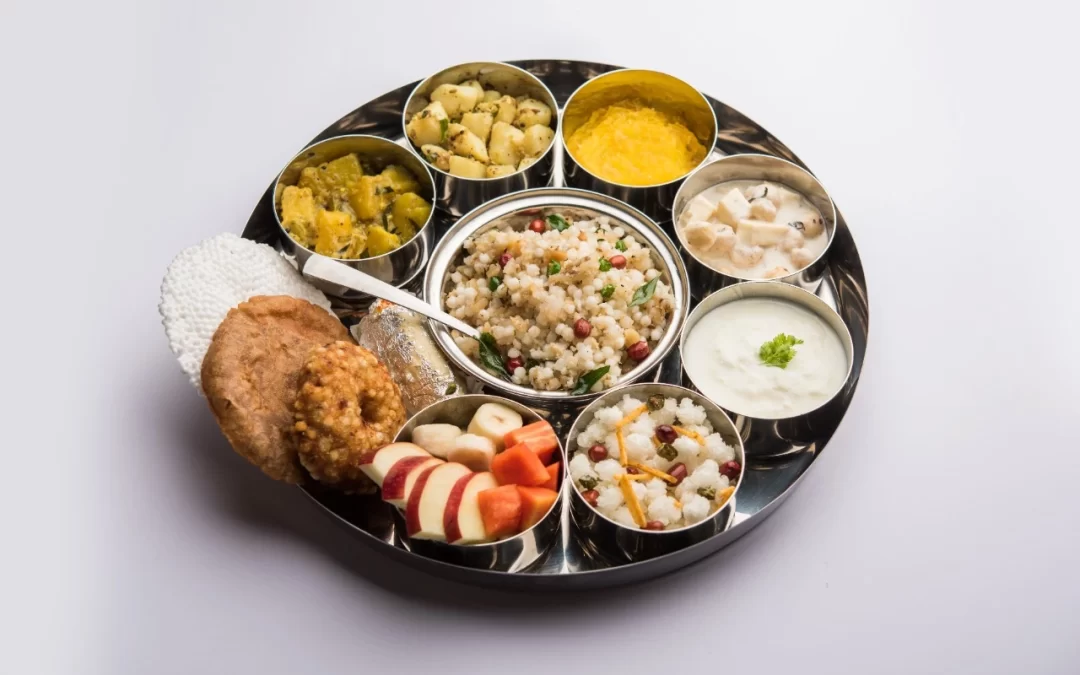 Satvik food on the train during Navratri