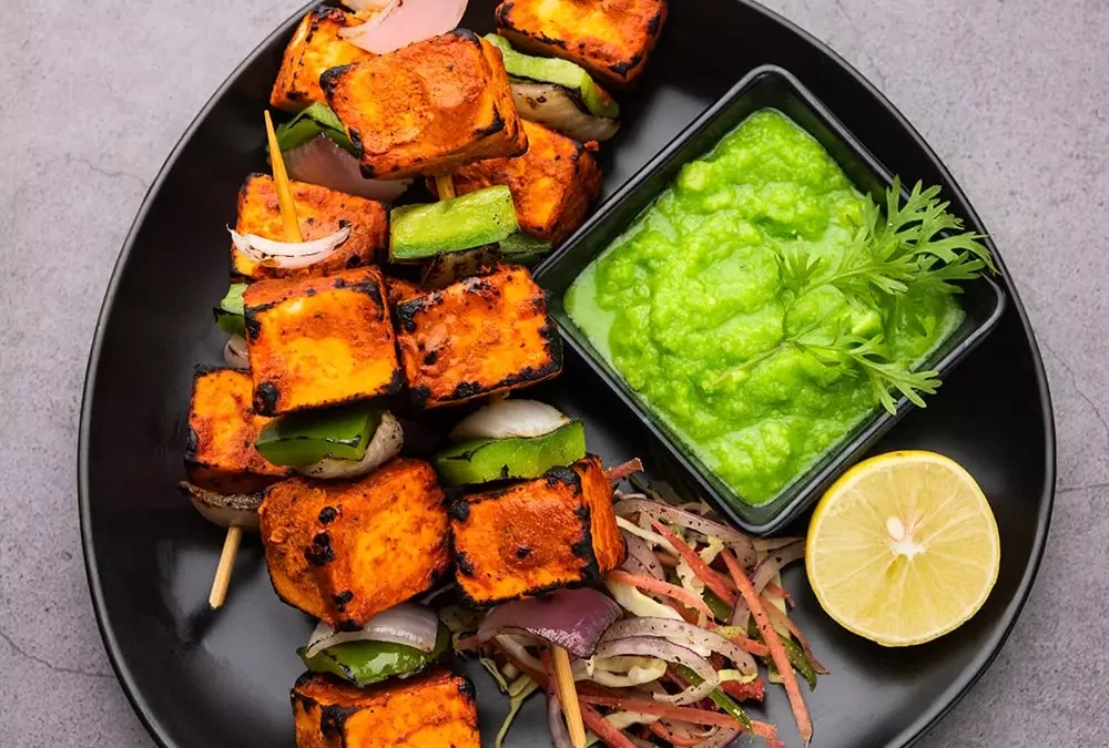 paneer tikka- healthy dish for train