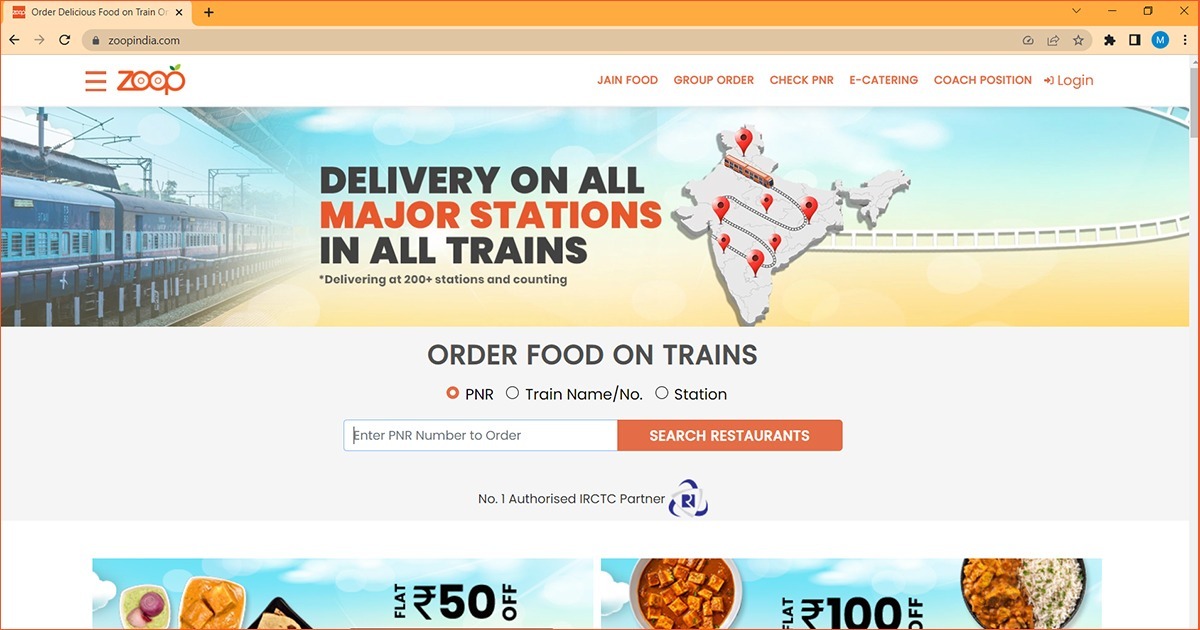 Best App To Order Food In Train