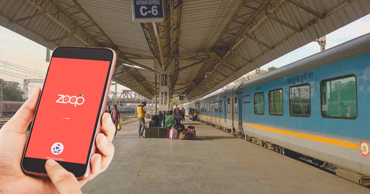 Pay online on zoop for cashless train food delivery