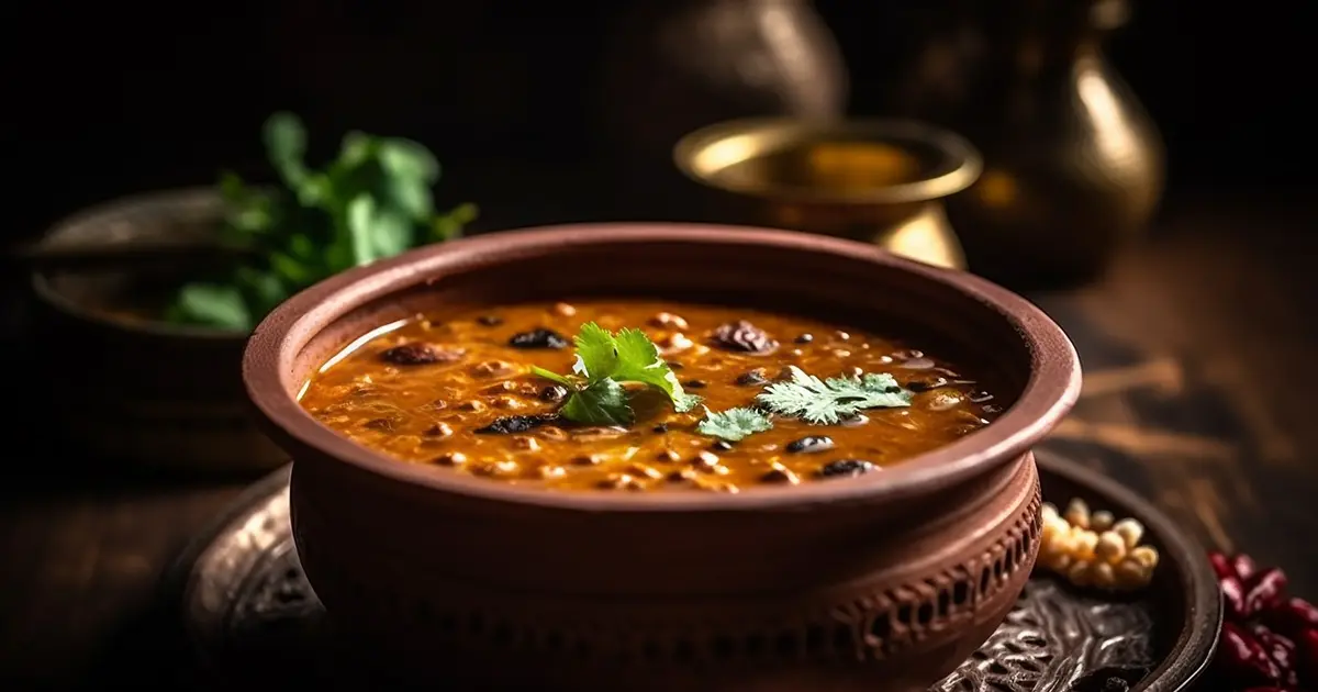 Dal Makhni for dinner in train