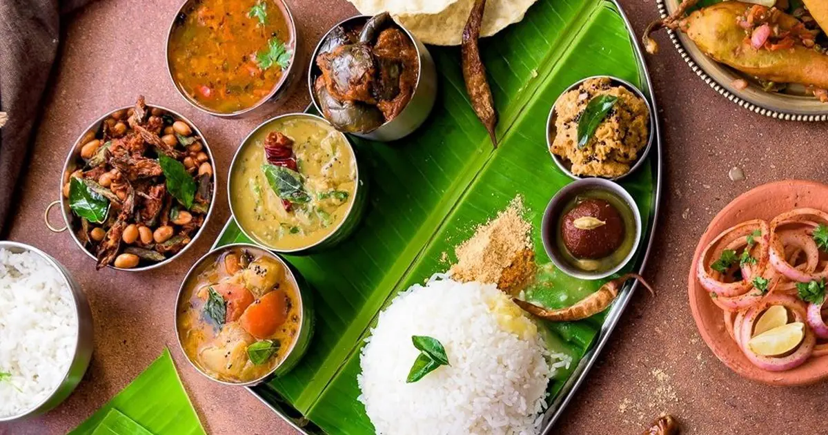 South Indian and East Coastal meals on train