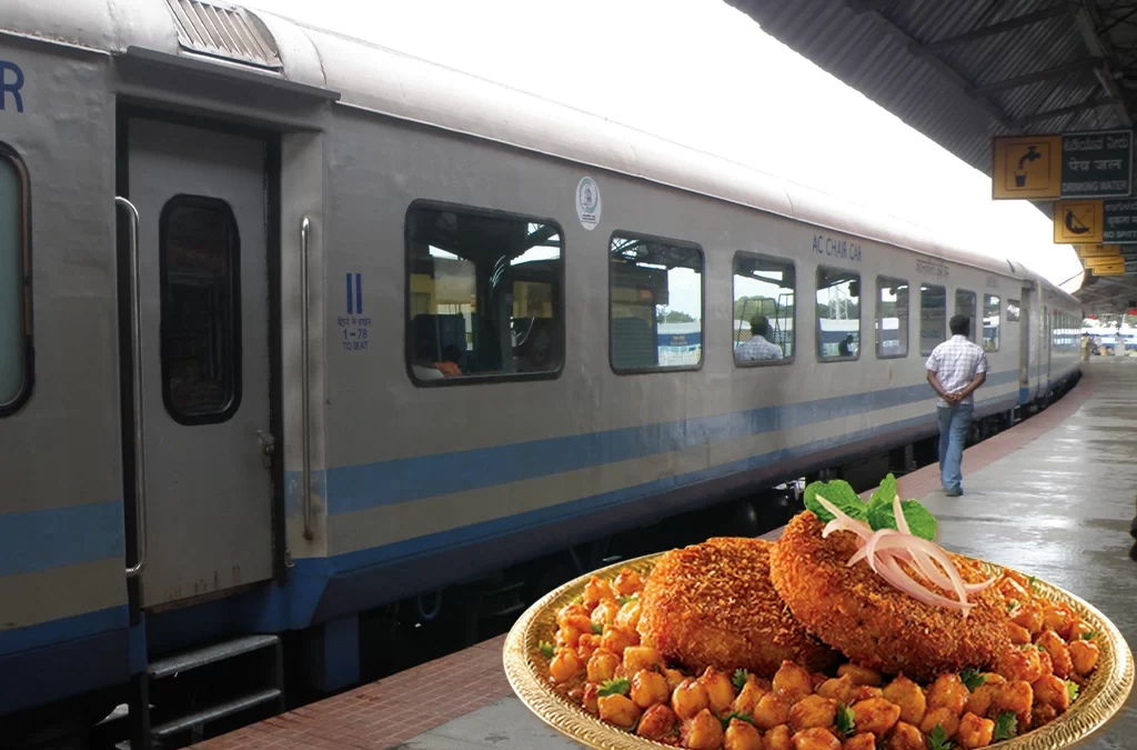 Why should you always order food online for train travel?