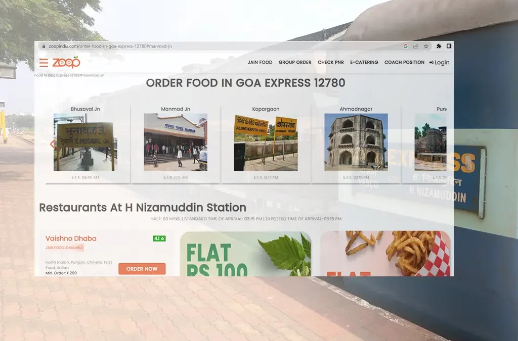 Make your journey in the Goa Express flavorsome with local culinary specialties!