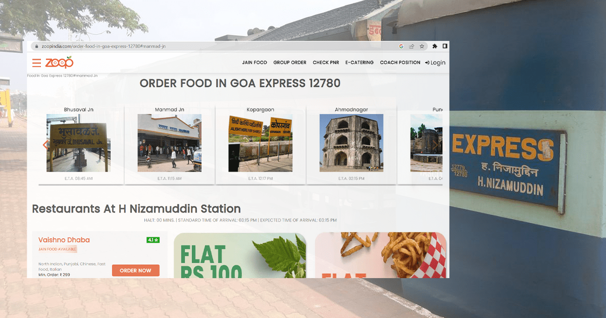 Make your journey in the Goa Express flavorsome with local culinary