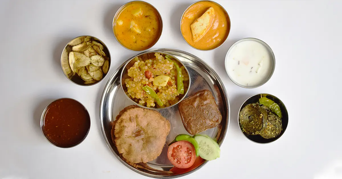 Jain food in train