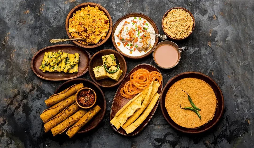 Gujarati food in train