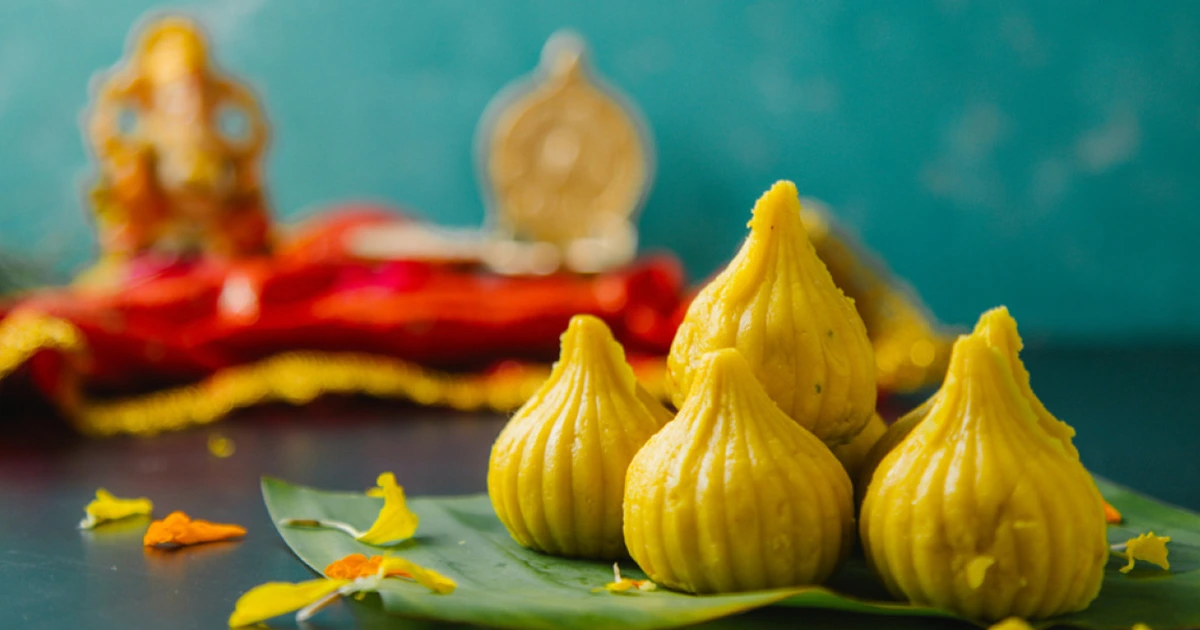 Modaks and sweets for Ganesh Chaturthi even with food in train