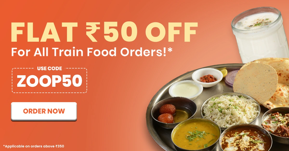 Zoop Food on train Offers and coupon codes | Zoop India Offers