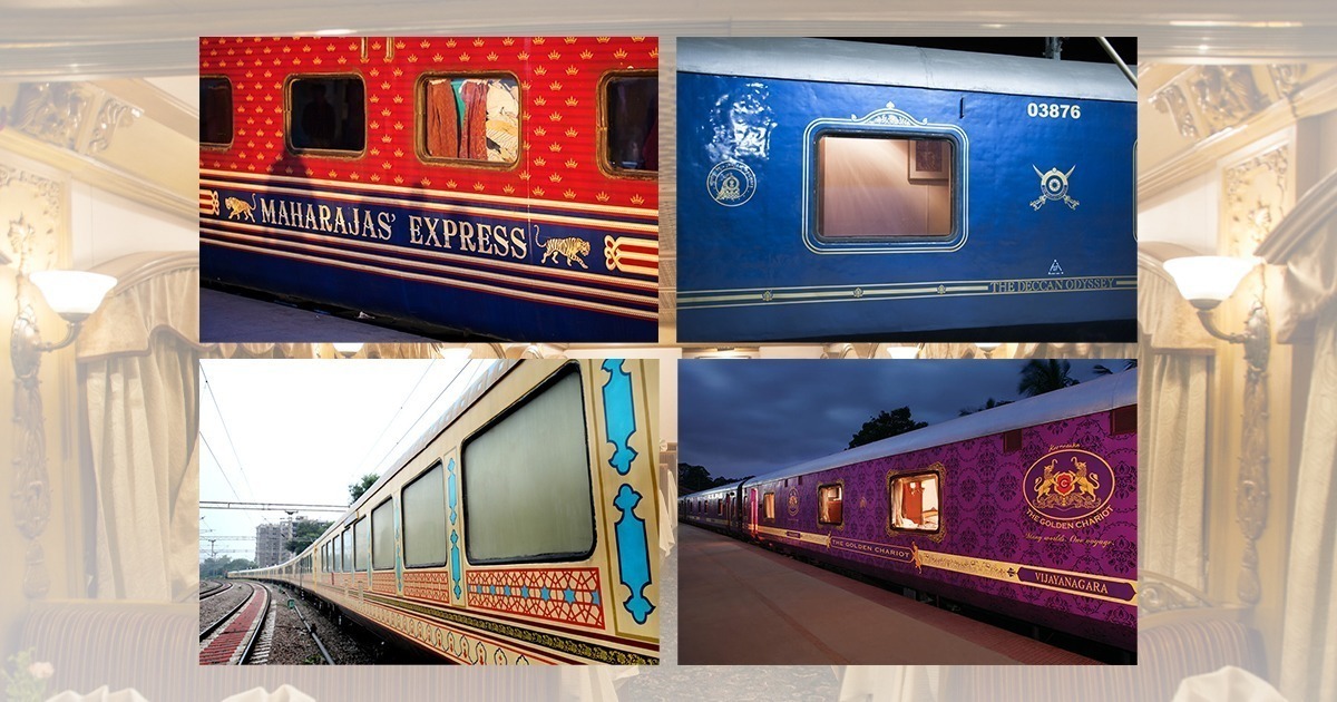 Luxury trains in India (images from their website)
