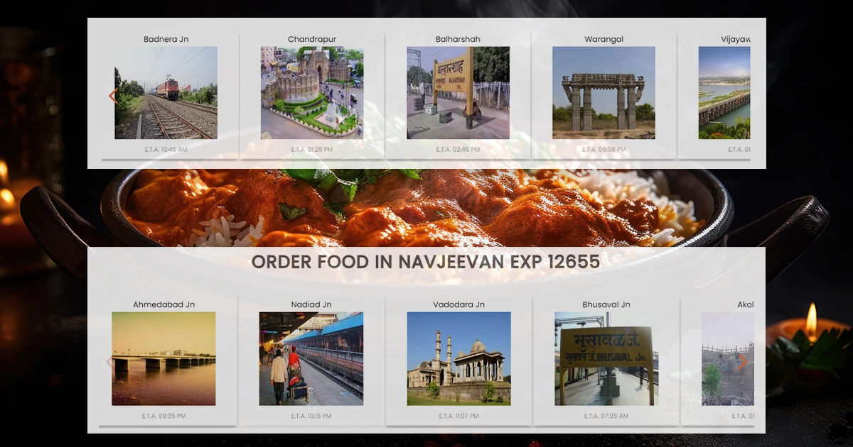 9 railway stations, 9 tasty food in train choices