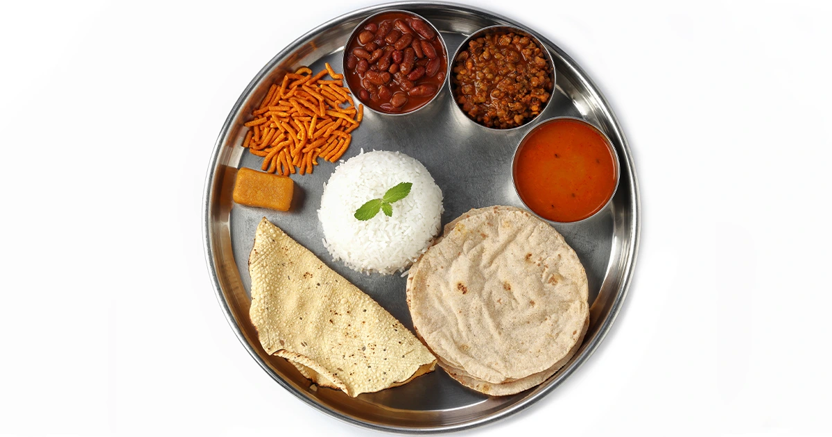 Fasting food in train for janmashtami and indian festival fasting