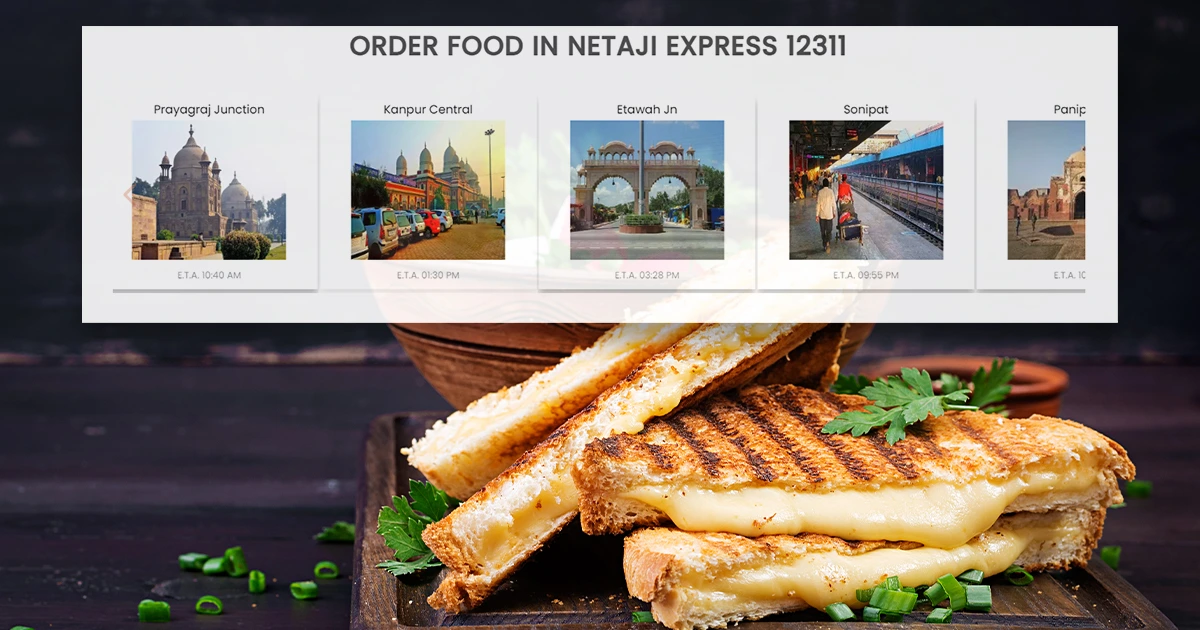 Netaji Express food in train 