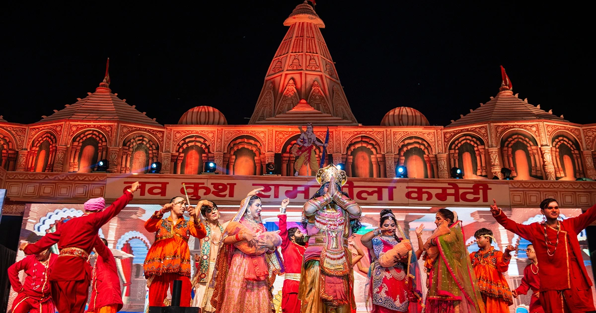 ram leela for dussehra celebration in north india