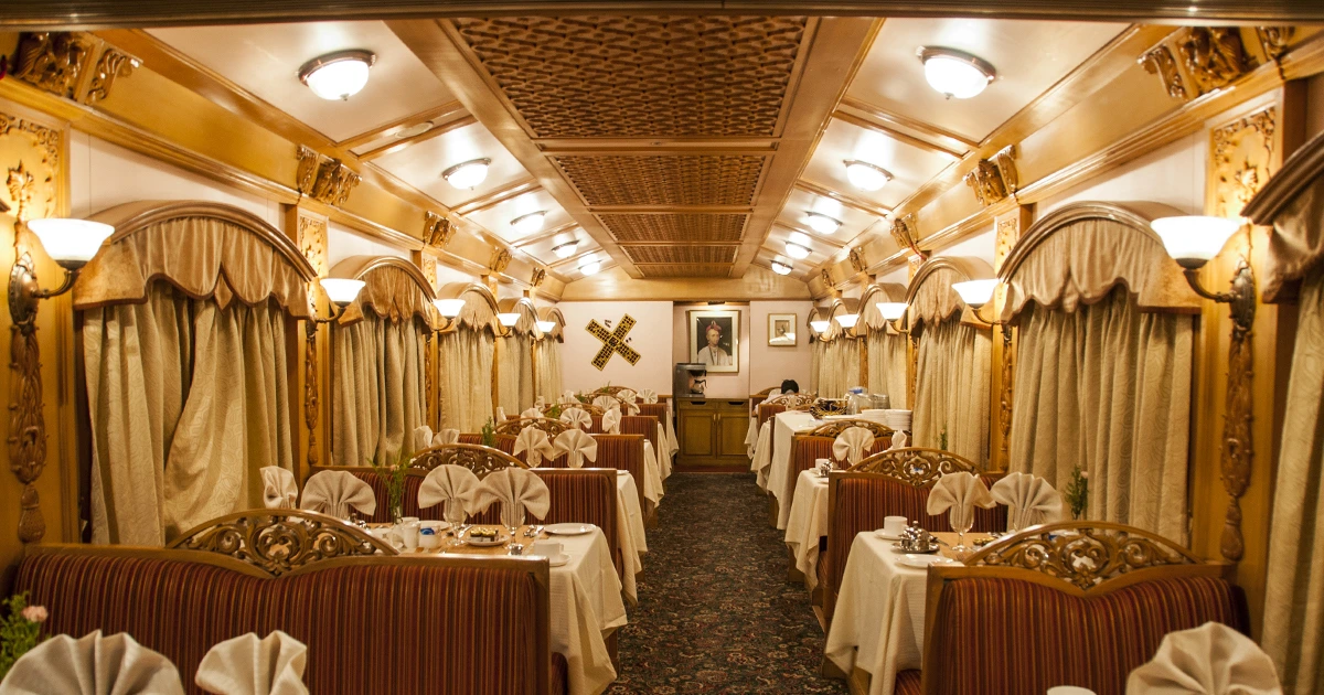 luxury train travel and dining on the go