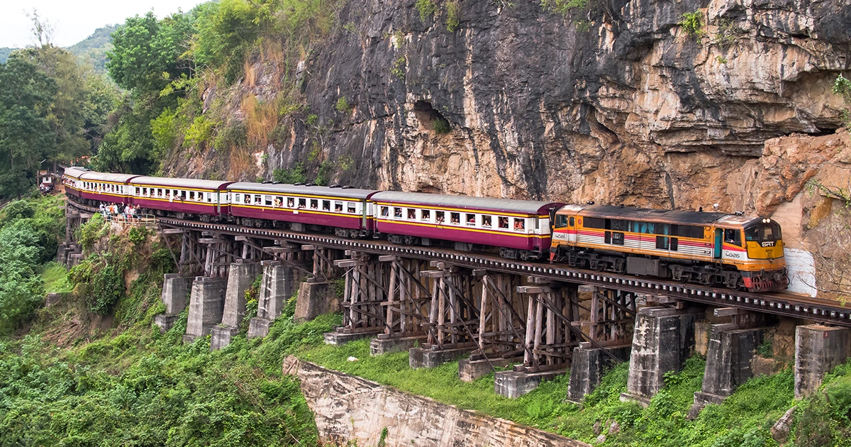 Risky train routes of the world 