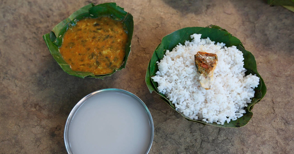 Food in Train including local dishes for Tribal communities 