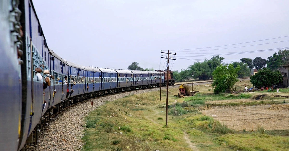 Train journey नए साल में