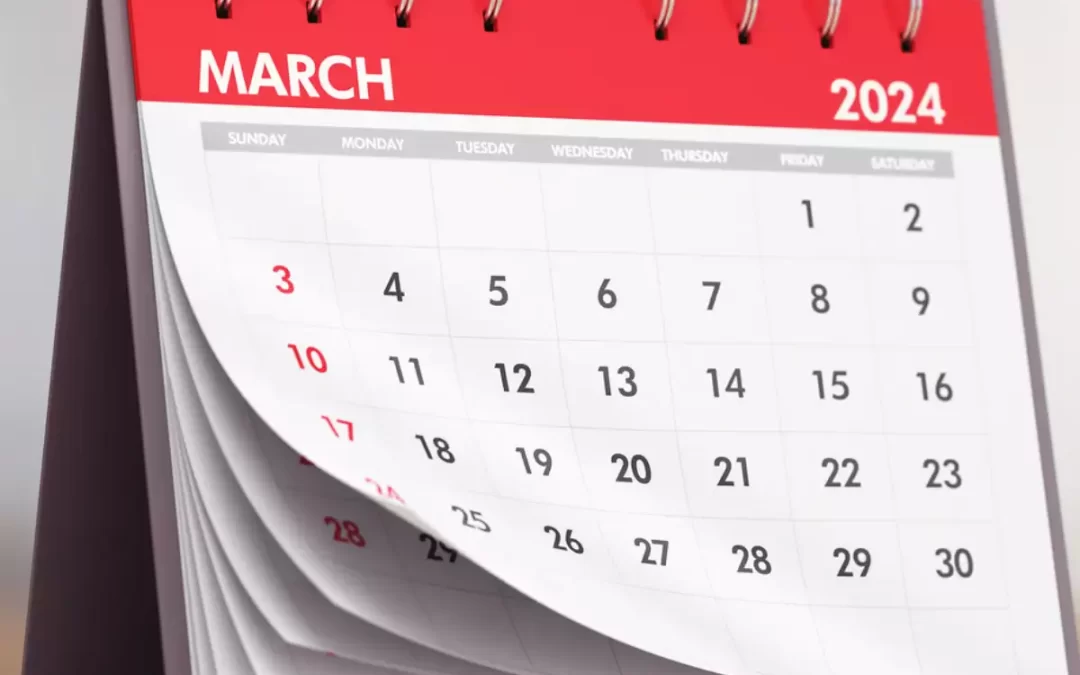 Important Days In March 2024